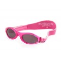 Очки Baby Banz детские солнцезащитные розовые в клеточку BBN022  
